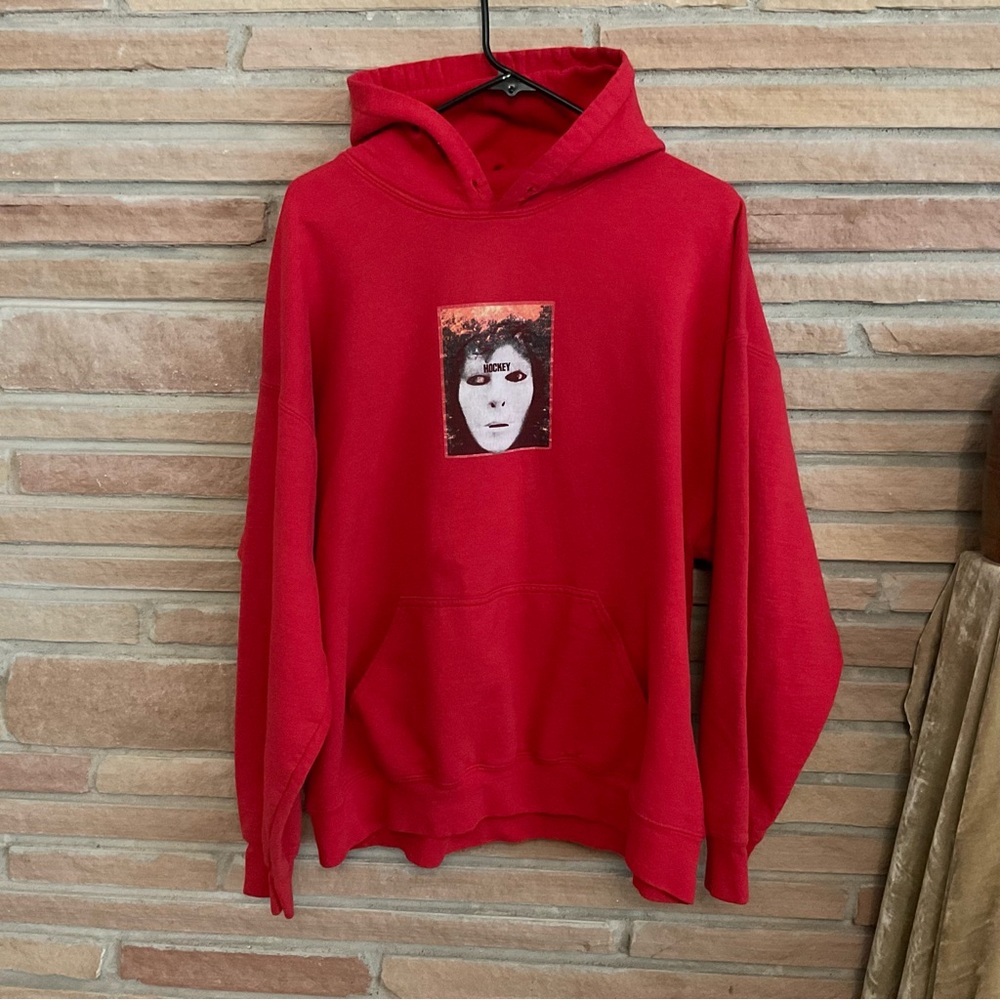 Hockey No Manners Hoodie Red XL
